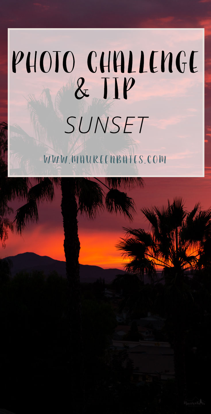 Photo Challenge & Tip: Sunset by Maureen Bates Photography Happy Monday Photo Challenge & Tip: Sunsets! Grab your camera or phone and head out early to scout out locations that would you like to photograph the sunset. Keep an eye on the clouds and weather. Don't forget a tripod! Post your photo(s) on social media and use the hashtag #MBPhotoChallenge Every Monday I will give you a photo prompt to enhance your photography skills and you’ll have a great future album!! I challenge you to use the MBPhoto Challenge in your photography throughout the week. Think of it as a photography scavenger hunt! Take as many or as few pictures as you desire that week. Use any camera you have…DSLR, film, phone, or even a Polaroid. Post your photo(s) on social media and use the hashtag #MBPhotoChallenge The only requirements to the MBPhoto Challenge is that you have fun and be creative!